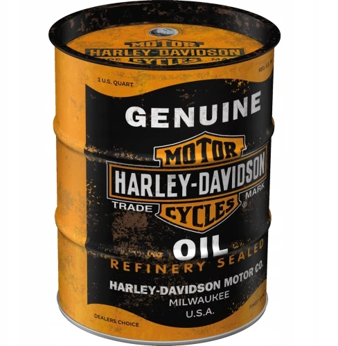 Bez Marki TAUPYKLĖ, NAFTOS STATINĖS »Harley-Davidson - Genuine Oil«,Nostalgic-Art