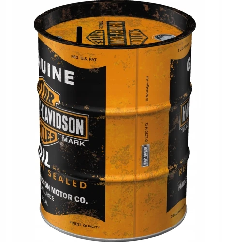 Bez Marki TAUPYKLĖ, NAFTOS STATINĖS »Harley-Davidson - Genuine Oil«,Nostalgic-Art
