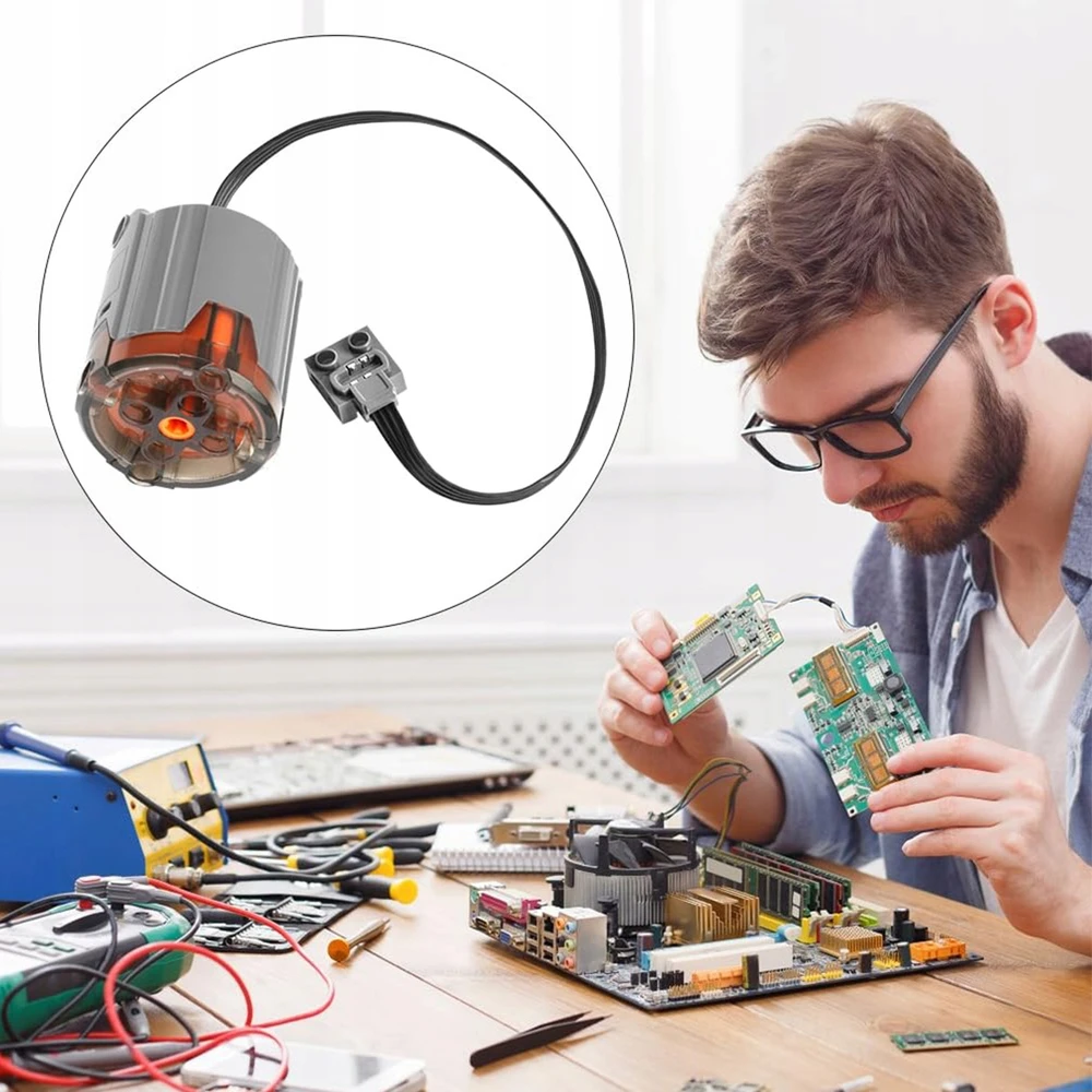 Bez Marki Technic Power Functions Variklio komplektui, 9 dalių rinkinys