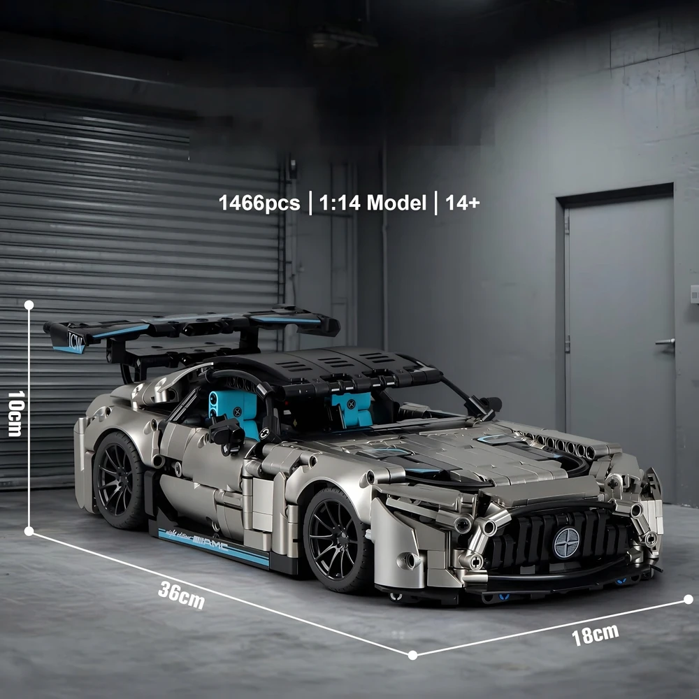 Bez Marki TECHNINIAI BLOKAI LENKINGINIO AUTOMOBILI 1466 AUTOMOBILIS MODELIS MOTORINGUM VENTILIATAMS