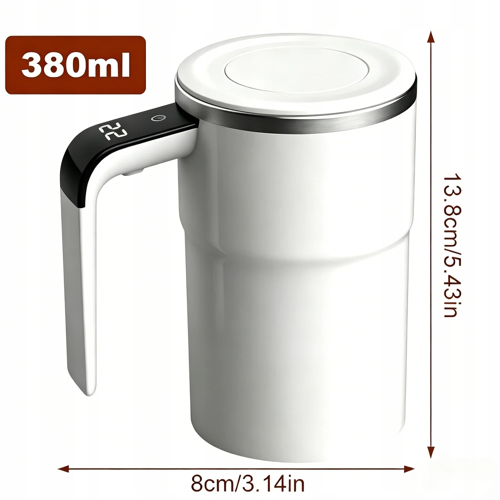 Bez Marki TERMINIS PUODAS SAVIMI IŠmaišantis LCD KAVOS TEMPERATŪRA 380ml SU MIŠYKLIU