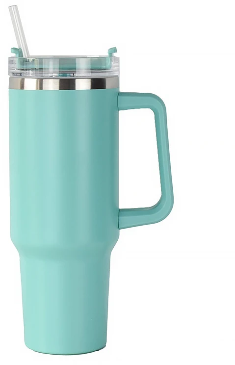 Bez Marki TERMINIS PUODULIS TERMINIS SU ŠIAUDU, NERŪDIJAMASIS PLIENAS, DIDELIS XXL 1200 ML + ŠIAUDAS