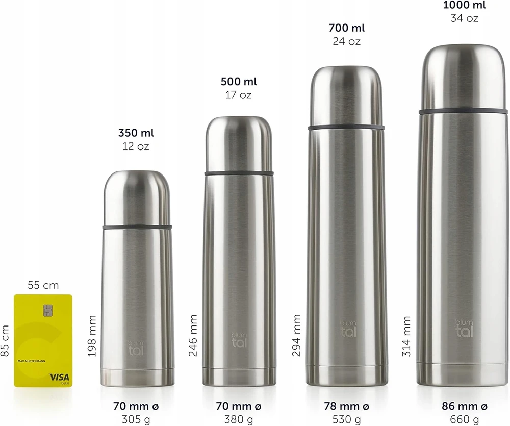 Bez Marki Termosas kelioninis nerūdijančio plieno 500ml