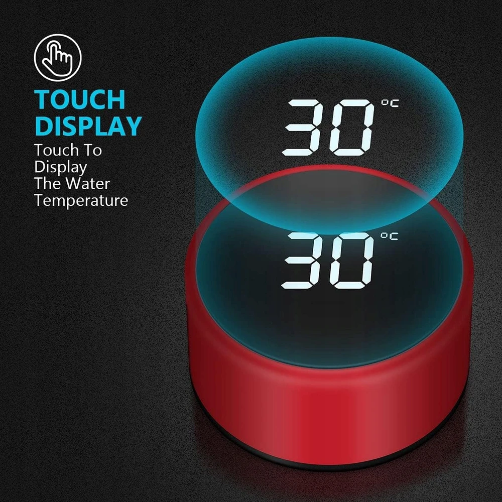 Bez Marki Termosinė gertuvė su Led temperatūros indikatoriumi, 500ml