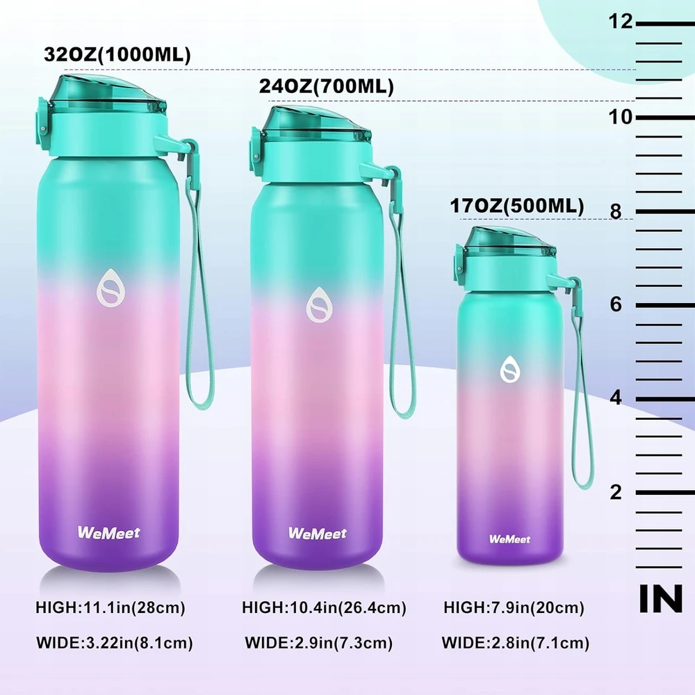Bez Marki Termosinė gertuvė su šiaudeliu 700ml - karštiems ir šaltiems gėrimams