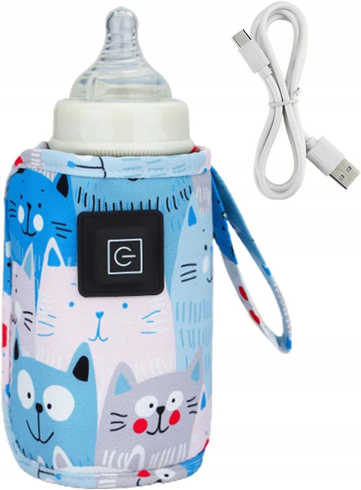 Bez Marki Termoso buteliuko šildytuvas USB maitinimo nešiojamas pieno galios reguliavimas