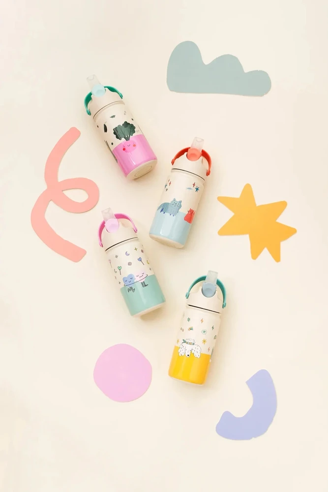 Bez Marki The Cotton Cloud - nerūdijančio plieno gertuvė - Funky Dogs, 420ml