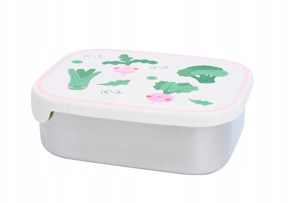 Bez Marki The Cotton Cloud - Nerūdijančio plieno pietų dėžutė - Veggie Pals