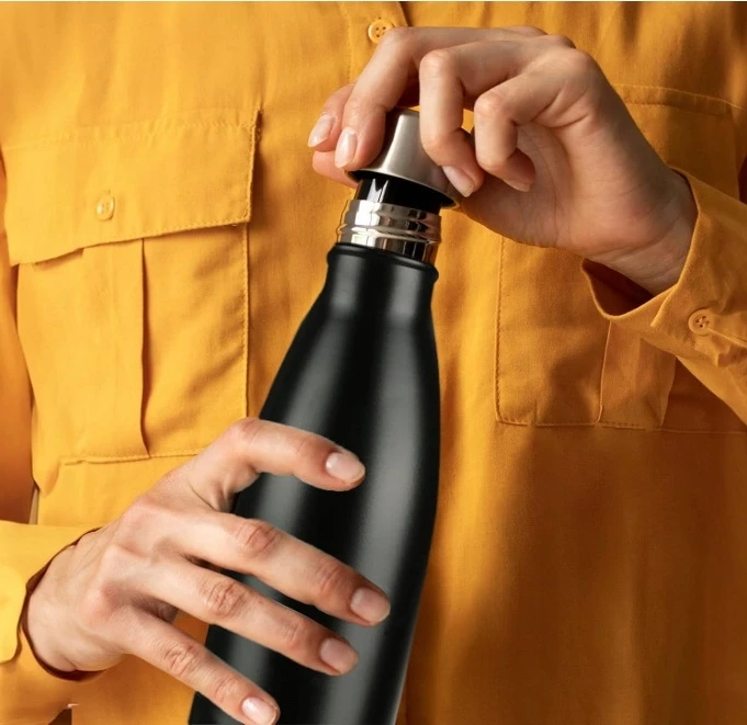 Bez Marki THERMAL TOURIST PLIENINIS BUTELIS TERMINIS TERMO PUODLAS VANDENIUI KAVAI 500ml