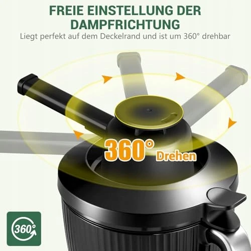 Bez Marki THERMOMIX TM7 GARO ĮDĖKLĖS PRIEDAI, SKIRTA GARUOSE GARYMO GARO JUODOS spalvos
