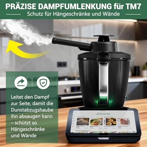 Bez Marki THERMOMIX TM7 GARO ĮDĖKLĖS PRIEDAI, SKIRTA GARUOSE GARYMO GARO JUODOS spalvos