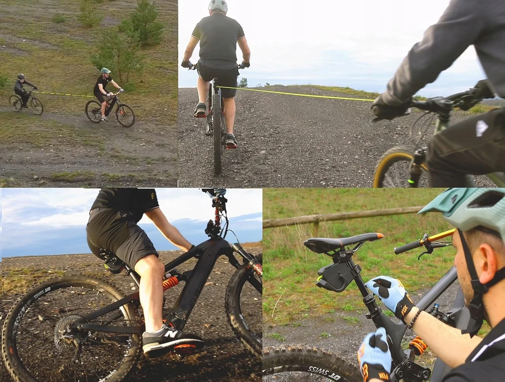 Bez Marki Tirevelo V3: Vilkties sistema dviračiui, vaikams ir suaugusiems, iki 90 kg