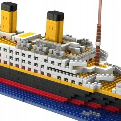 Bez Marki Titaniko 3D dėlionė konstruktorius 1860 dalių laivas vaikams nuo 3 metų PP medžiaga | TITANICBLOCKS