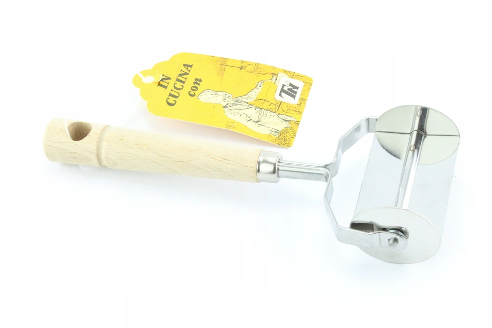 Bez Marki TN makaronų pjaustyklė 6x6cm nerūdijančio plieno Tortel pjaustyklė