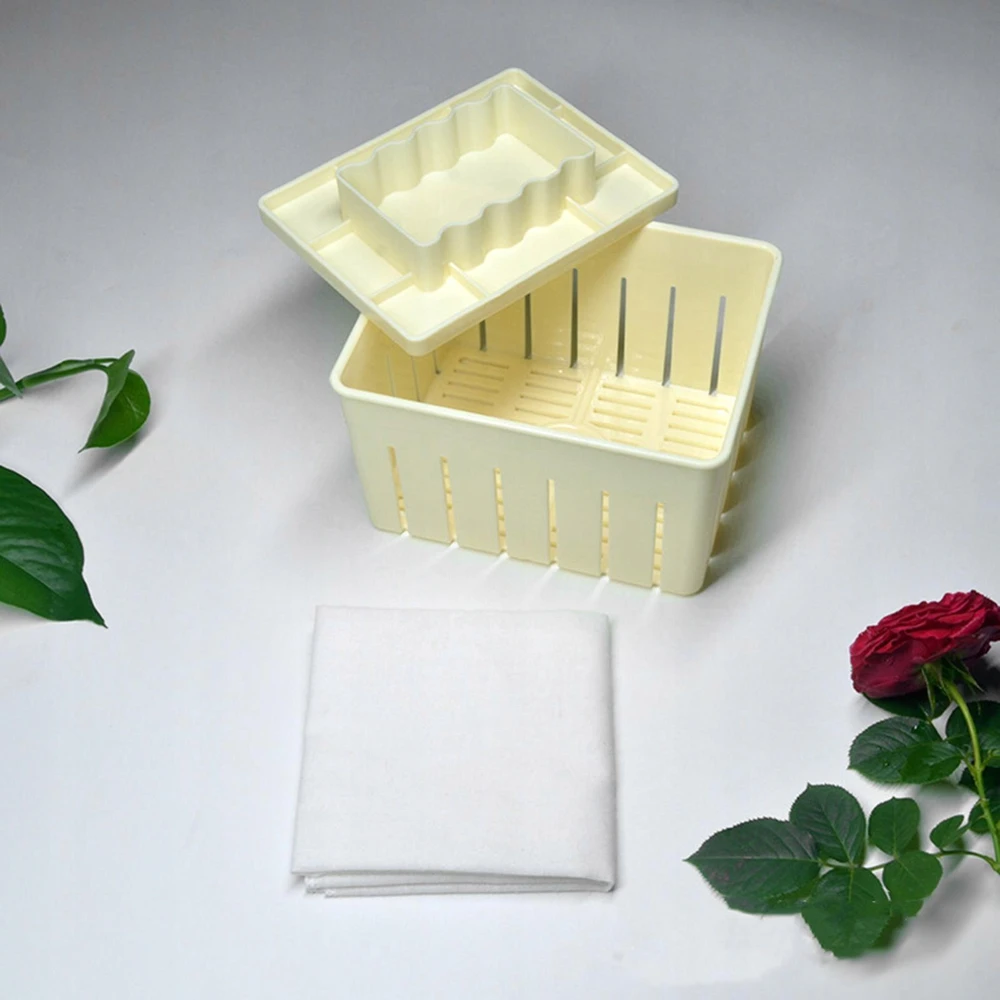 Bez Marki Tofu Press Mold Box rankinis daugiafunkcis virtuvės įrankis Lengvas