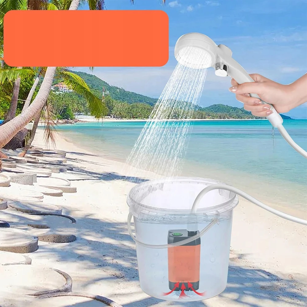 Bez Marki TOURIST SHOWER bevielis su BATTERY CAMPING lauko PUMP