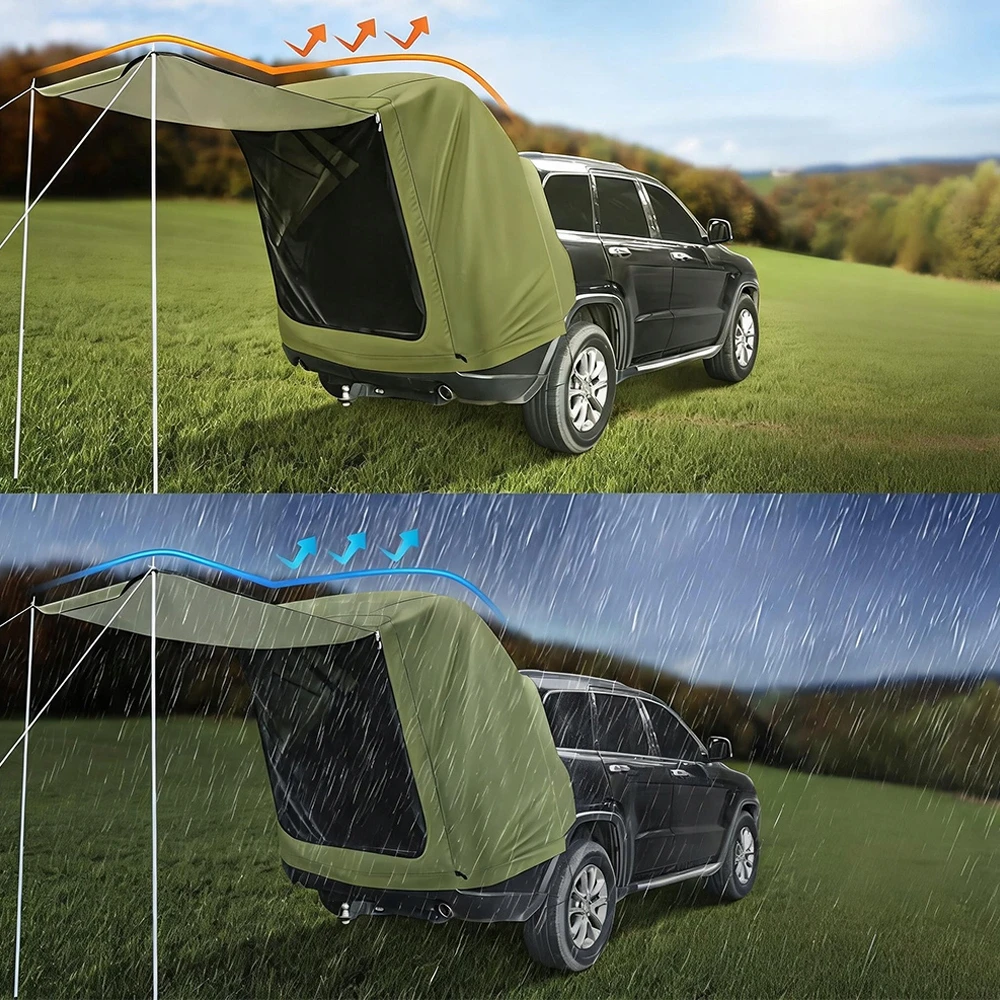 Bez Marki TURISTINIO KEMPINGO PALAPINĖ PAlapinė AUTOMOBILIO bagažinei 120X120CM