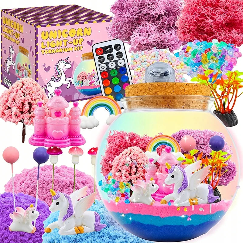 Bez Marki Unicorn Creative Night Kinetic smėlio rinkinys, pasidaryk pats