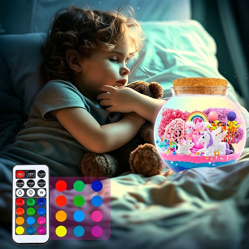 Bez Marki Unicorn Creative Night Kinetic smėlio rinkinys, pasidaryk pats