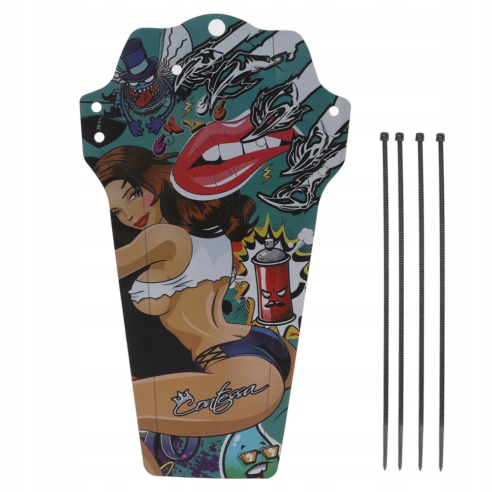 Bez Marki Universalus dviračio purvasaugis Mtb priekiniam/galiniam ratui, juodas 273x158mm