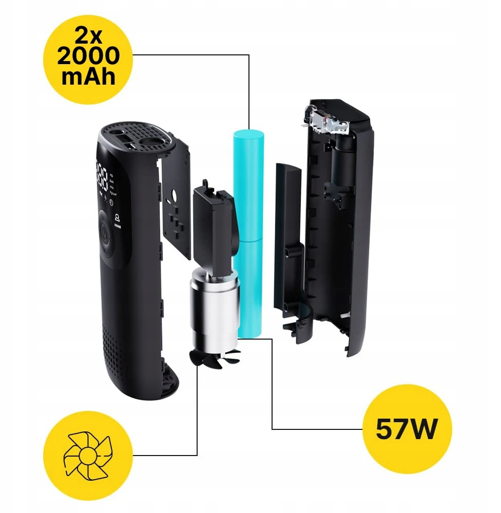 Bez Marki UNIVERSALUS ELEKTRINIS DVIRAČIO SIurblys, skirtas XRIDER MOTOROLERIUI 150 PSI