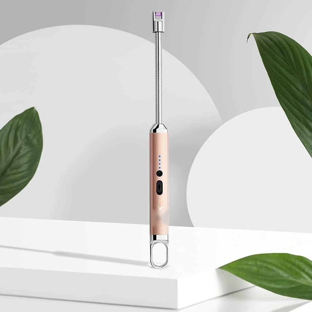 Bez Marki USB ELEKTRINIS žiebtuvėlis BEDEGIS SUKAMAS VANDENIUI ATSPIRUS AKUMULIATORIUS