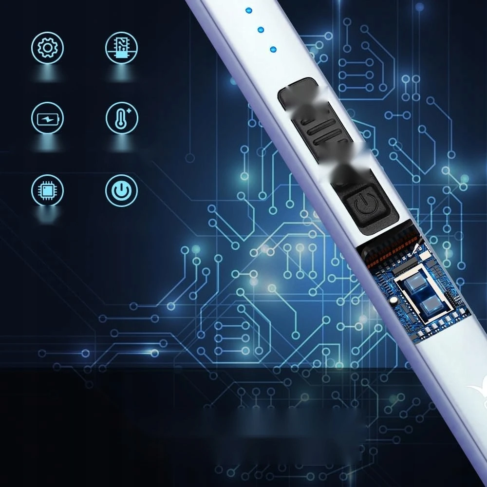 Bez Marki USB LANKAS ELEKTRINIS ŽIEBĖLIS BEDEGIS VĖJO AKUMULIATORIUS