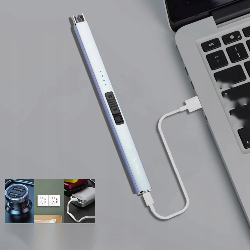 Bez Marki USB LANKAS ELEKTRINIS ŽIEBĖLIS BEDEGIS VĖJO AKUMULIATORIUS