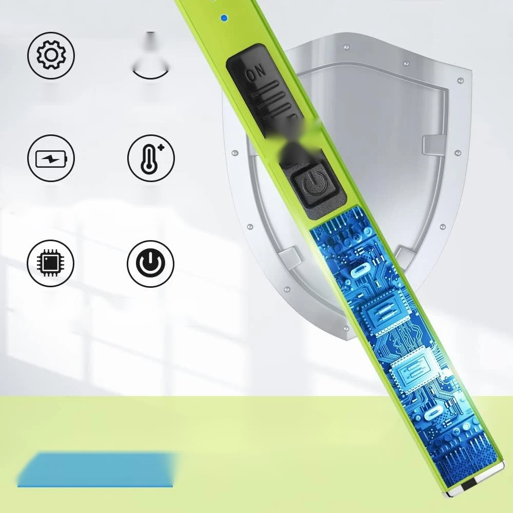 Bez Marki USB LANKAS ELEKTRINIS žiebtuvėlis, BE liepsnos, ATSPIRANT VĖJO, GELTONAS