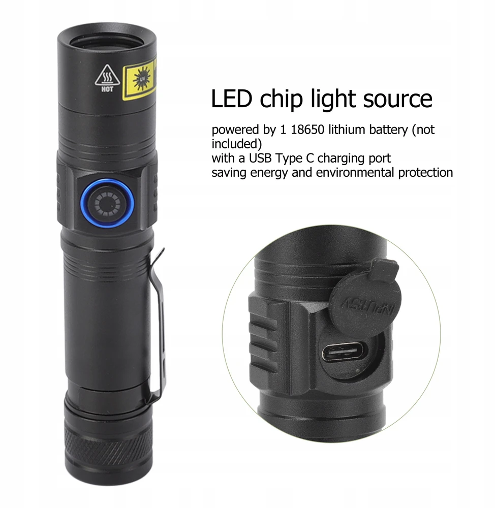 Bez Marki UV LED TORCH ULTRAVIOLETINĖ GINTARINĖ LAMP 365nm