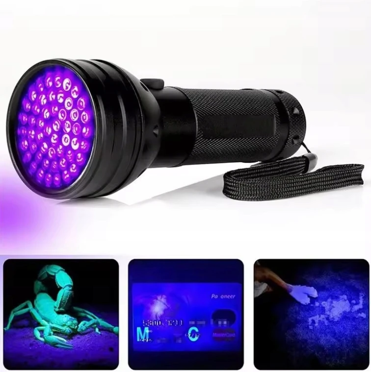 Bez Marki Uv Led Žibintuvėlis su Akiniais Kraujo, Gintaro, Nuotėkių Detektorius
