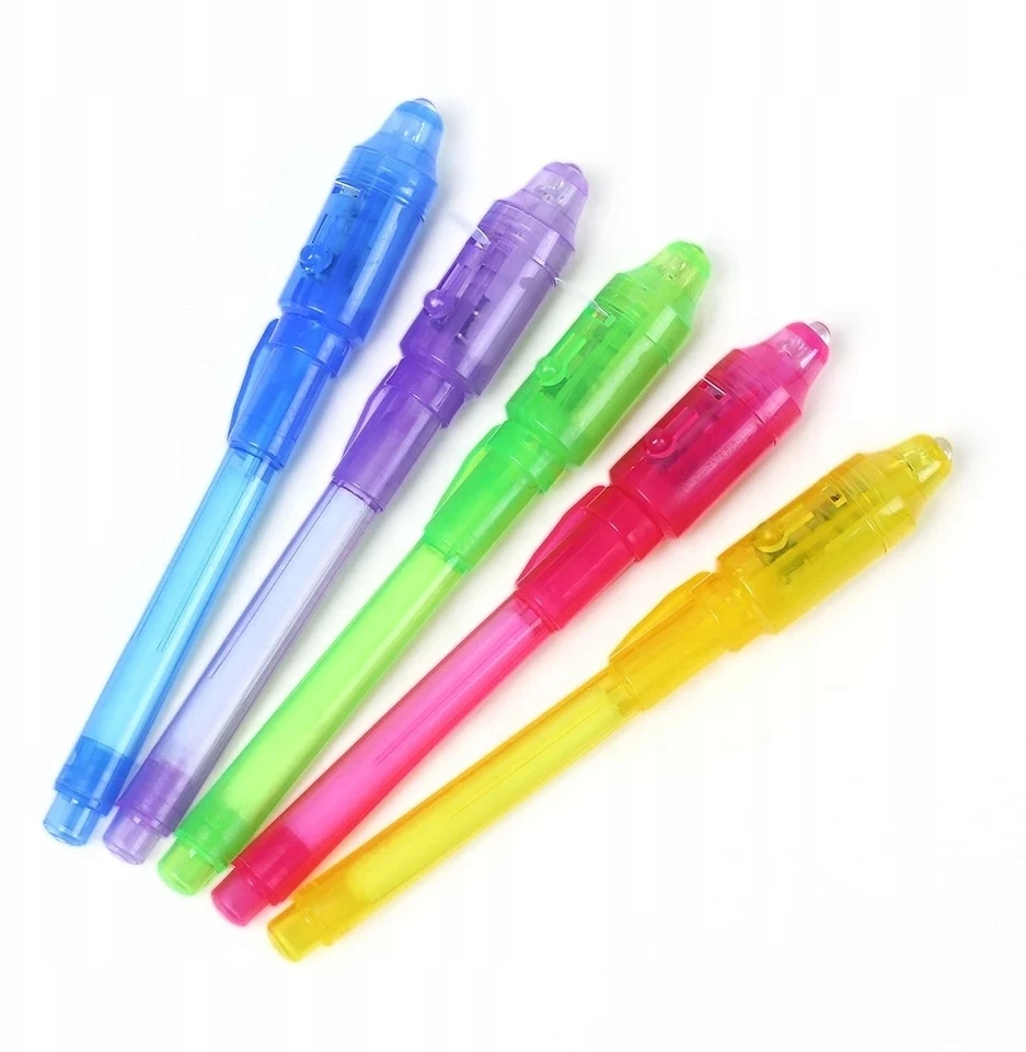 Bez Marki Uv rašiklis su Led lempute, nematomas rašalas, 13 cm