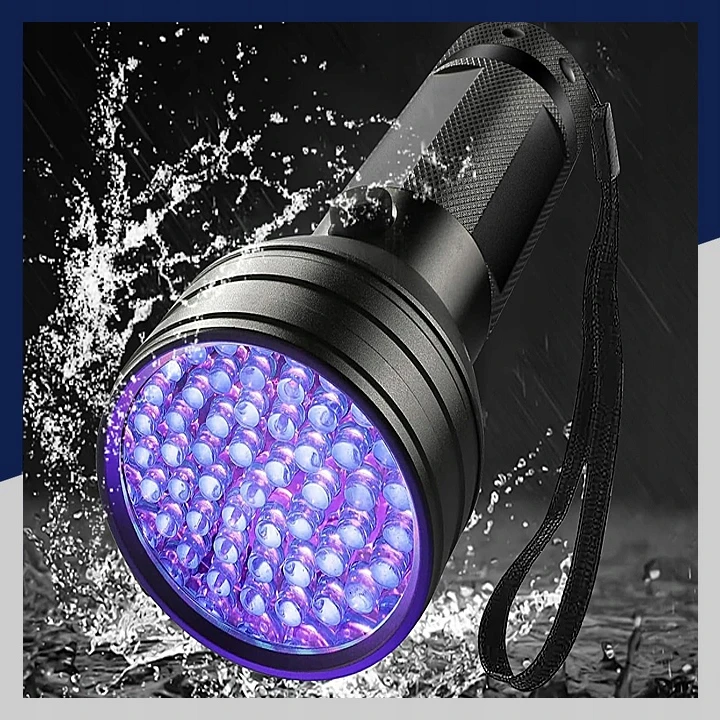 Bez Marki UV žibintuvėlis 100 LED UV detektorius gintaro spalvos oro kondicionavimo kontrasto šlapimo banknotai