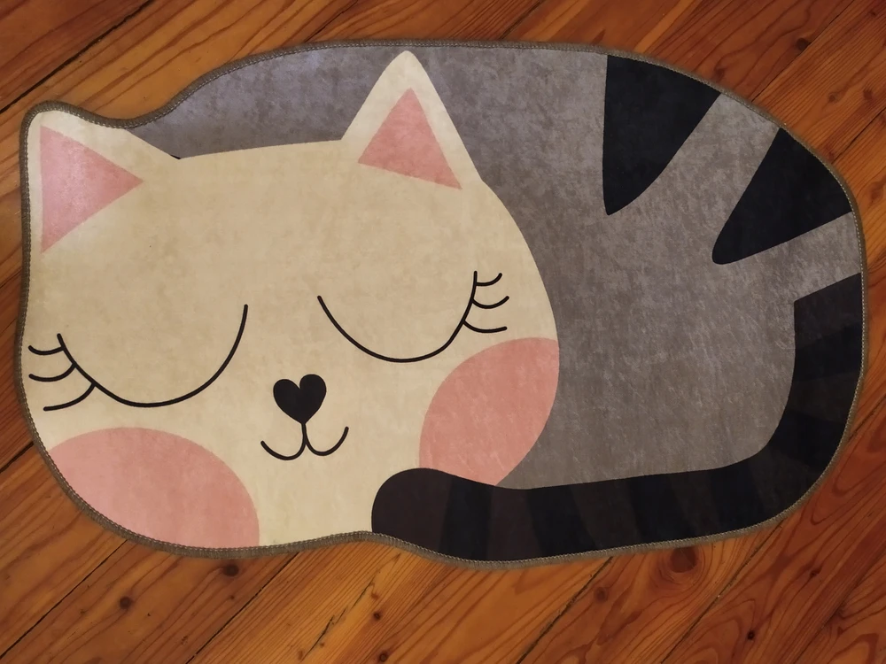 Bez Marki Vaikiškas kilimas Cat 60x100 cm