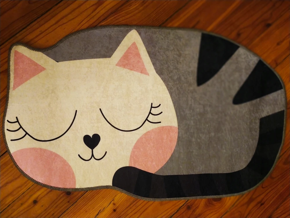 Bez Marki Vaikiškas kilimas Cat 60x100 cm