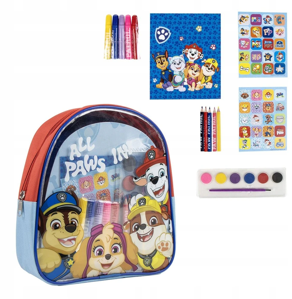 Bez Marki Vaikiškas piešimo penalas The Paw Patrol Raudona 22 x 23 x 7 cm
