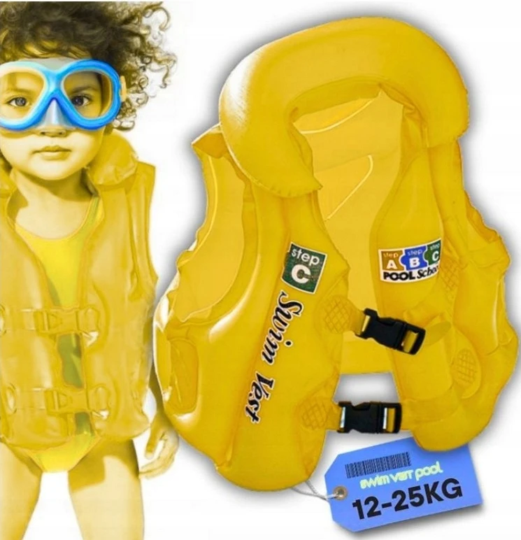 Bez Marki Vaikų plaukimo liemenė 12-25kg, ryškių spalvų