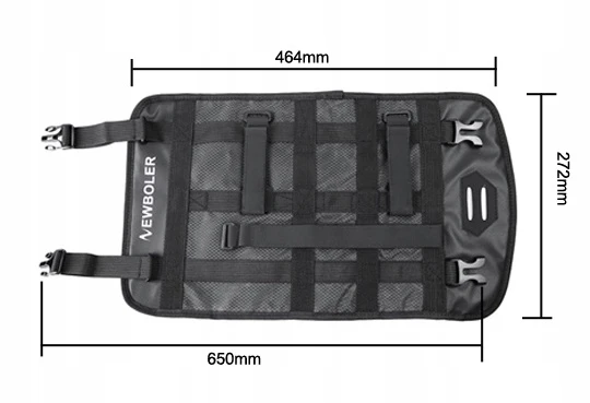 Bez Marki Vandeniui atsparus dviračio krepšys-maišas 10l