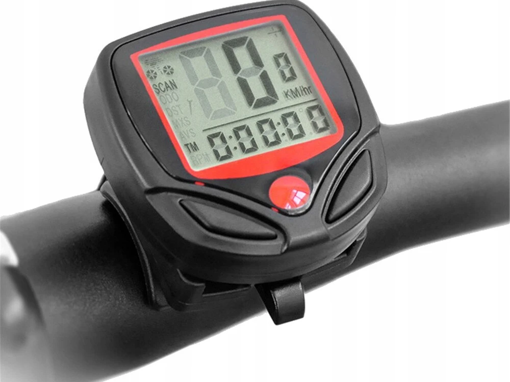 LUK Bez Marki Vandeniui atsparus LCD dviračio kompiuteris K455, juodas
