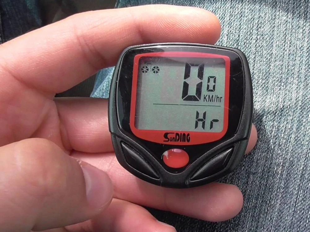 LUK Bez Marki Vandeniui atsparus LCD dviračio kompiuteris K455, juodas
