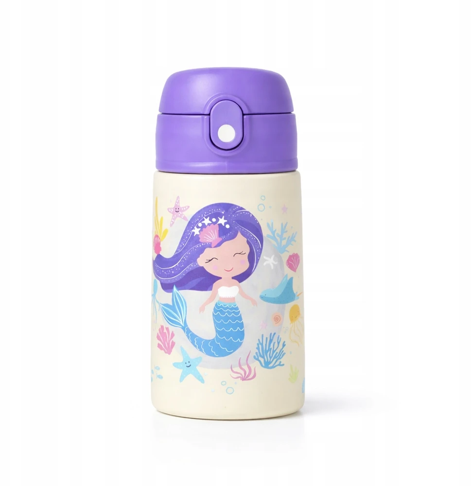 Bez Marki VANDENS BUTELIS VAIKAMS MOKYKLEI MERMAID SOVENTI MERMAID 400 ml