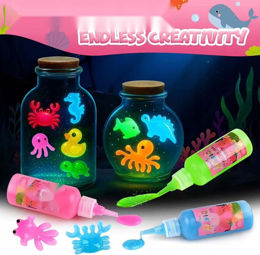 Bez Marki VANDENS GELĖS RINKINYS 53 ELEMENTAI, KURIAMI FIGURĖLĖS MAGIC PASAKA