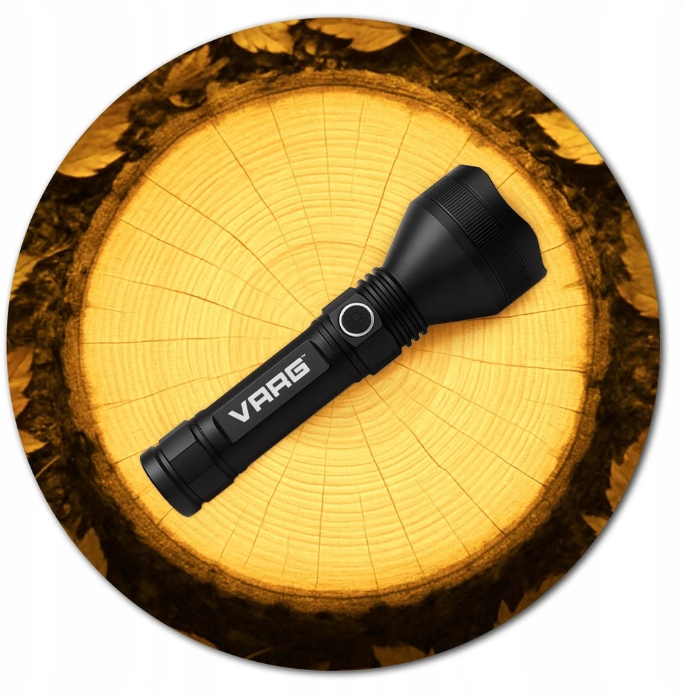 Bez Marki VARG taktinis LED žibintuvėlis Galingas įkraunamas išgyvenimo USB, skirtas dovanai