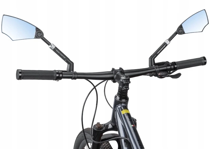 Bez Marki Veidrodėlis dviračiui West Biking, 360° reguliuojamas, juodas
