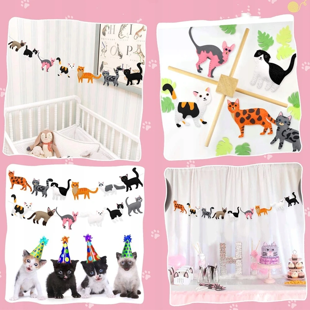 Bez Marki VELTINIAI GYVŪNAI KATĖS, SUSIUVIMO DIY KATTEN 12 VIENŲ RINKINYS VAIKAMS