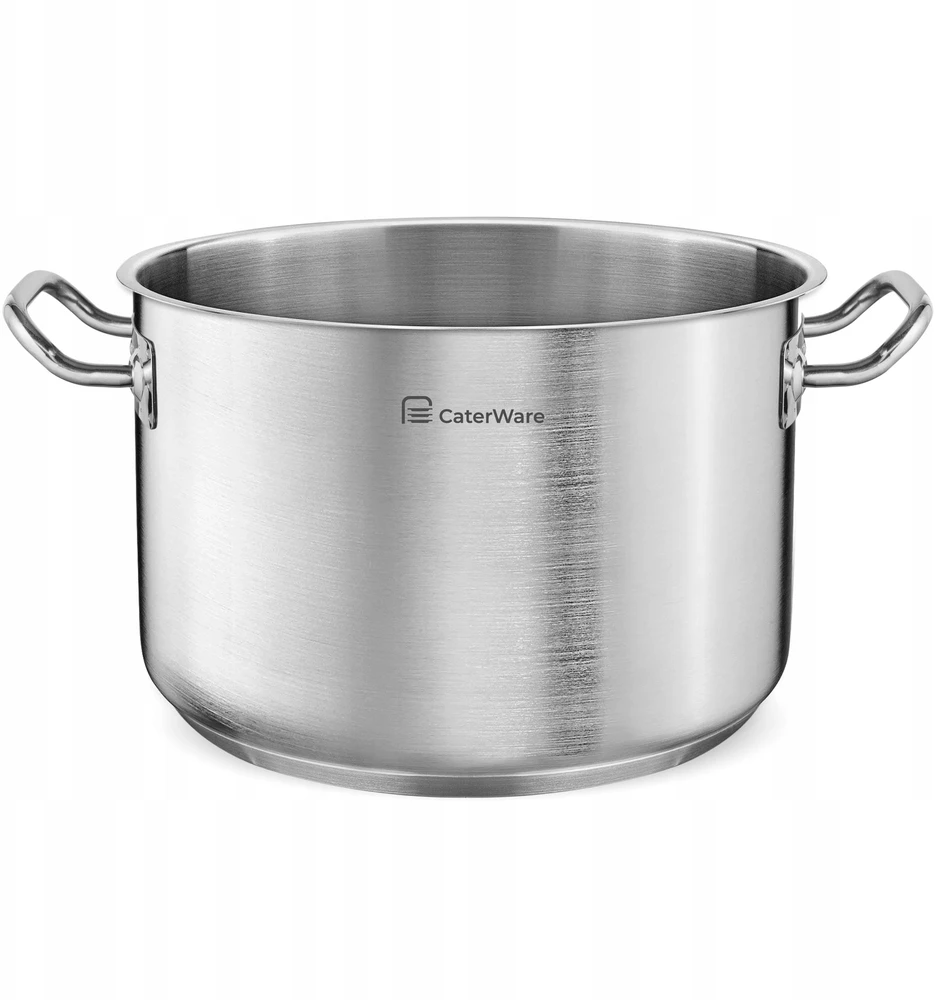 Bez Marki Vidutinis nerūdijančio plieno puodas 32 cm - CATERWARE