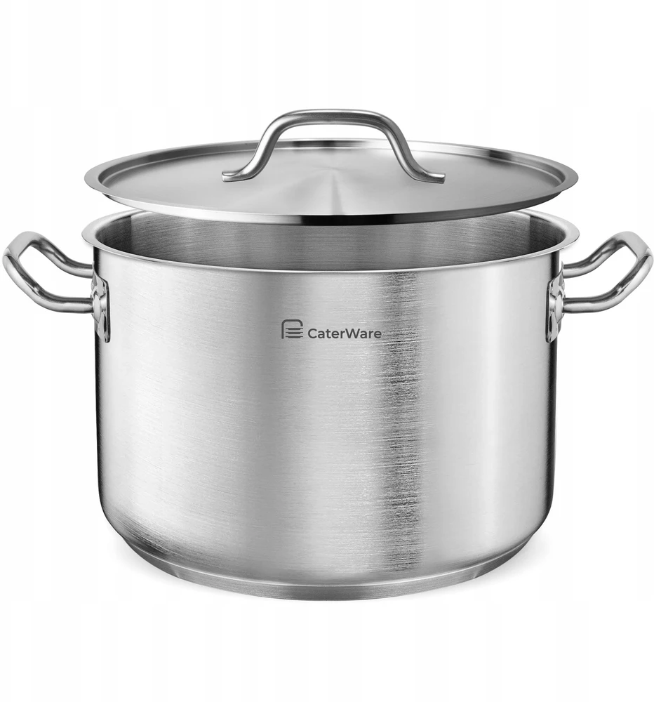 Bez Marki Vidutinis nerūdijančio plieno puodas 32 cm - CATERWARE