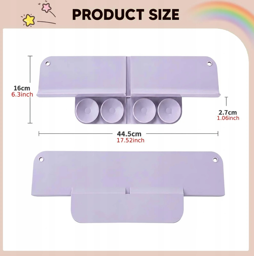 Bez Marki Virtuvės kriauklė, apsauganti nuo purslų, vonios kambarys Easy Clean Easy Violetinė Protector