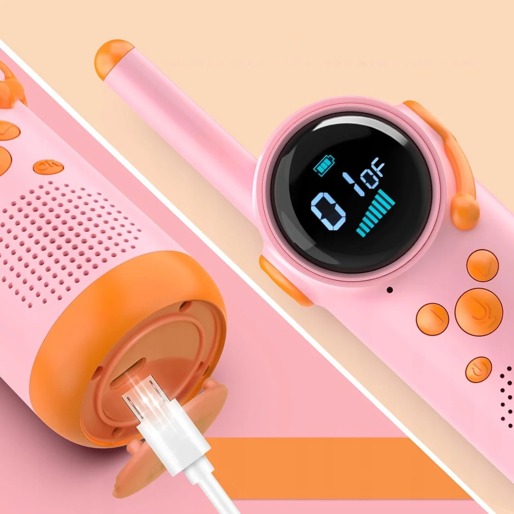Bez Marki WALKIE TALKIE DLA DZIECI Rinkinys KRÓTKOFALÓWKI LOKI TOKI DUŻY ZASIĘG 2SZT