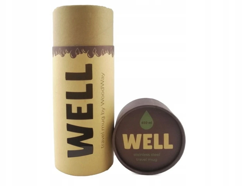 Bez Marki Woodway kelioninis puodelis, 450 ml